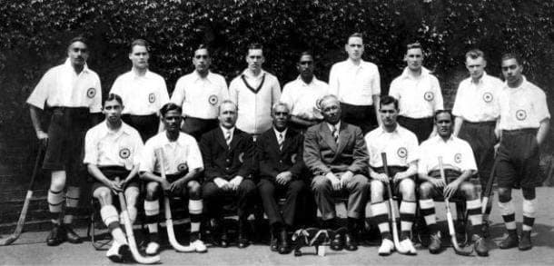 India's 1928 Olympic gold-medal field hockey team